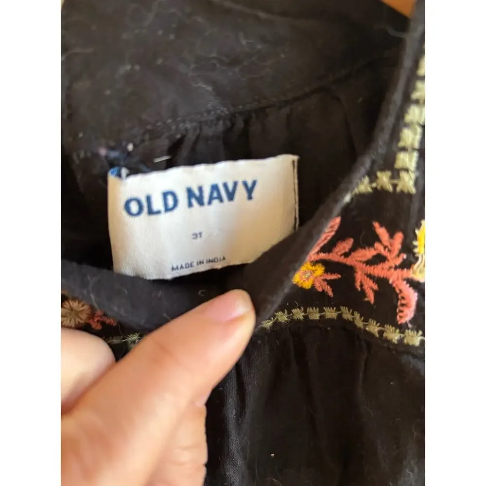 Old Navy Black Top 3T